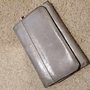 Grey Hobo trifold wallet